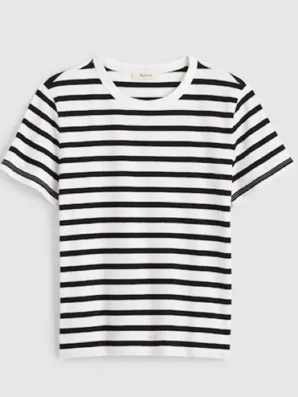 Madewell The Perfect Crewneck Tee in Allday Jersey